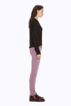 La Bohemienne' Skinny Fit Pants in Petal | FINAL SALE Bottoms Maison Scotch 