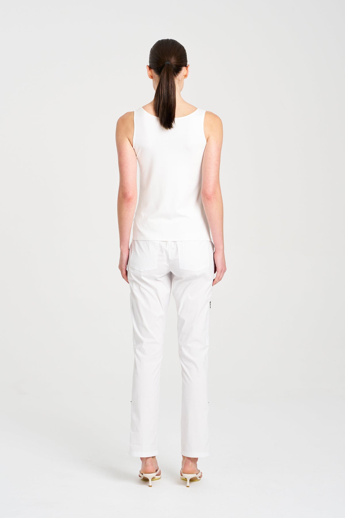 Zip Cargo in White