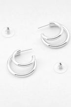Ginervra Hoop in Silver Accessories Peter Lang 