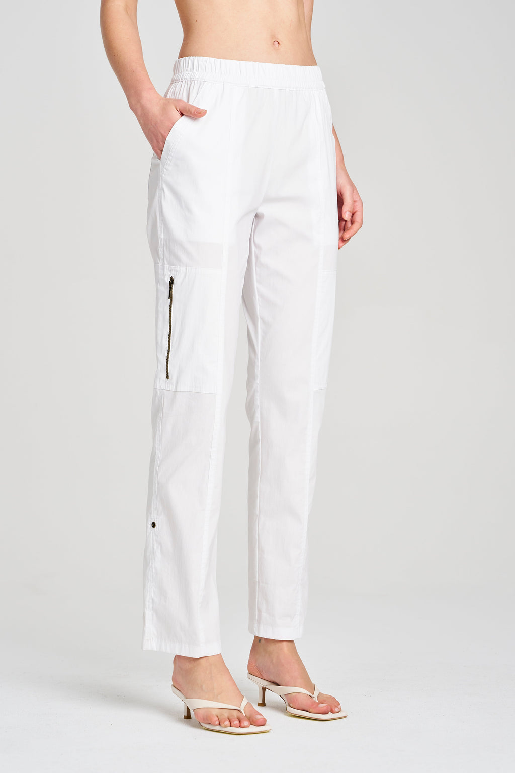 Zip Cargo in White