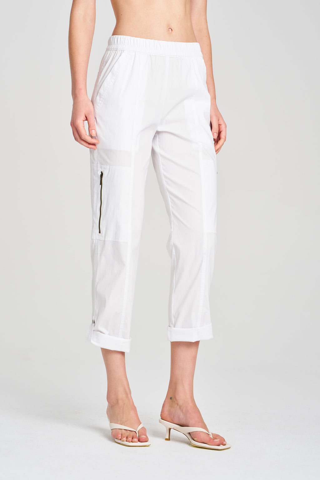 Zip Cargo in White