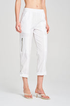 Zip Cargo in White