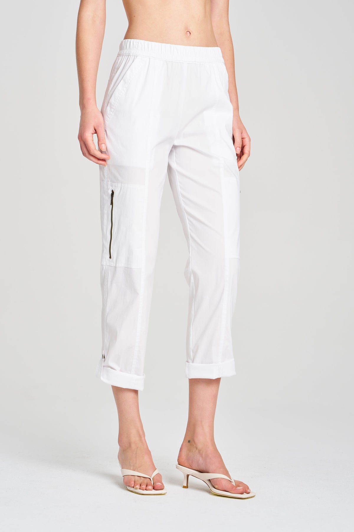 Zip Cargo in White
