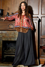 A Fresh Take Blouse in Leopard Rose