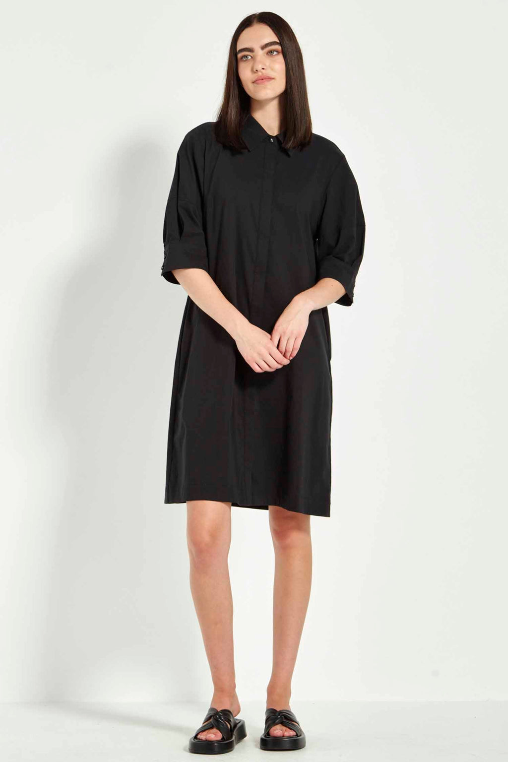 Acrobat Nori Dress in Black