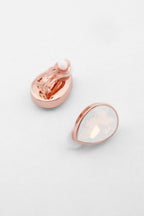 Adelaide Stud Earring in Misty White Rose Gold