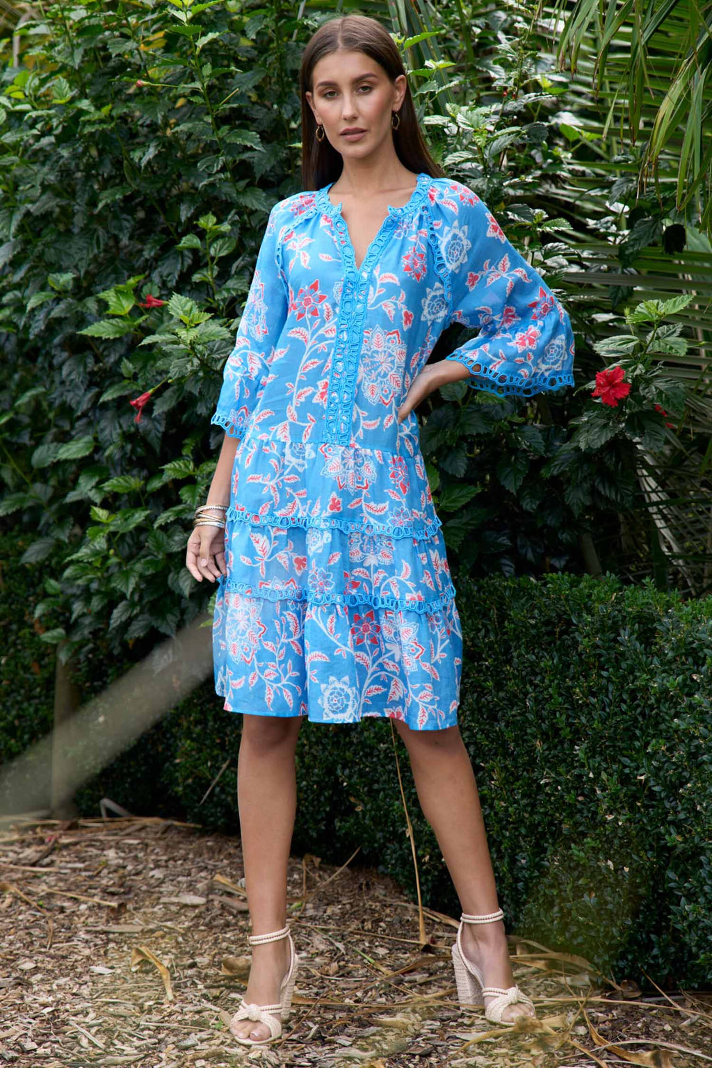 Aisha Dress in Azure