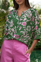 Aisha Shirt in Tea Leaf