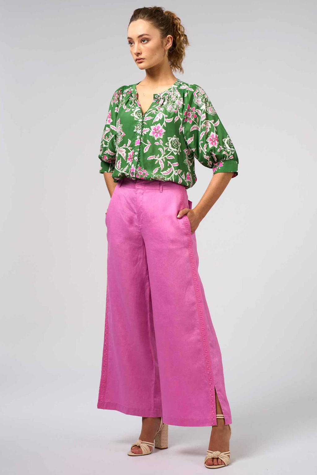 Aisha Shirt in Tea Leaf