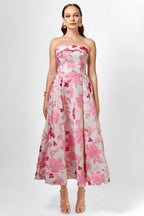 Alanna Jacquard A-Line Midi Dress