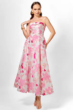 Alanna Jacquard A-Line Midi Dress