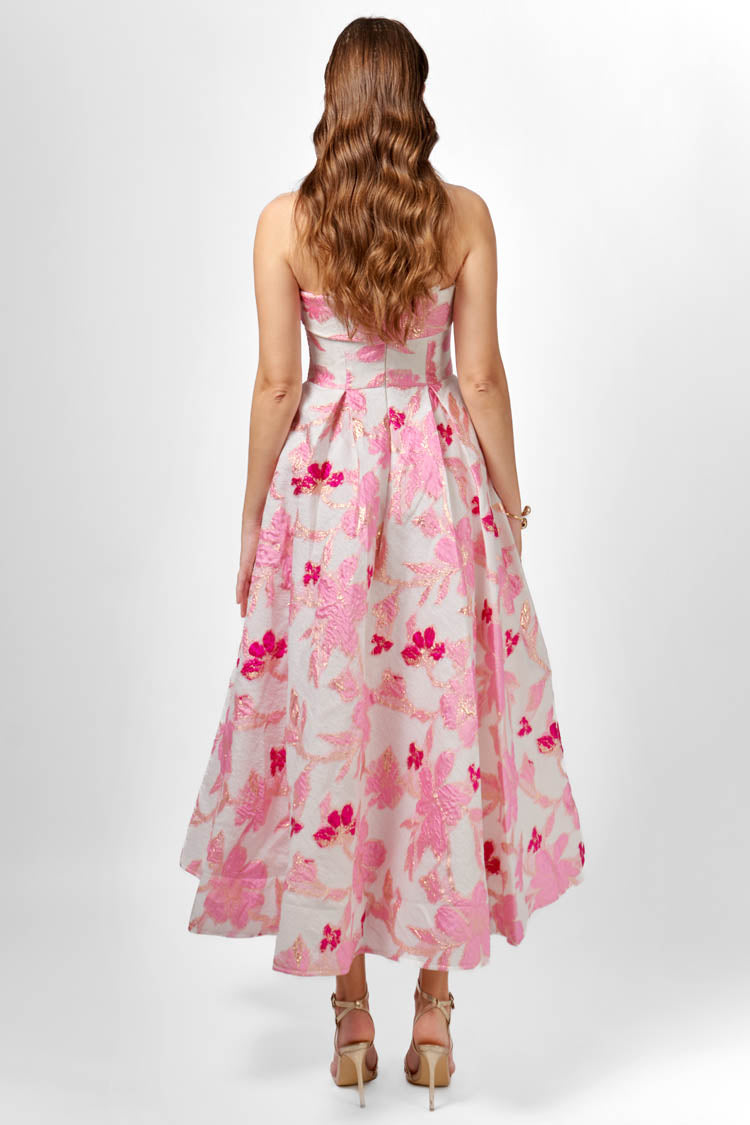 Alanna Jacquard A-Line Midi Dress
