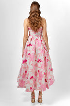 Alanna Jacquard A-Line Midi Dress