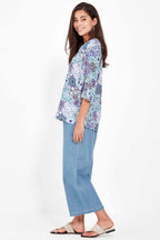 Alex 3/4 Pant in Denim