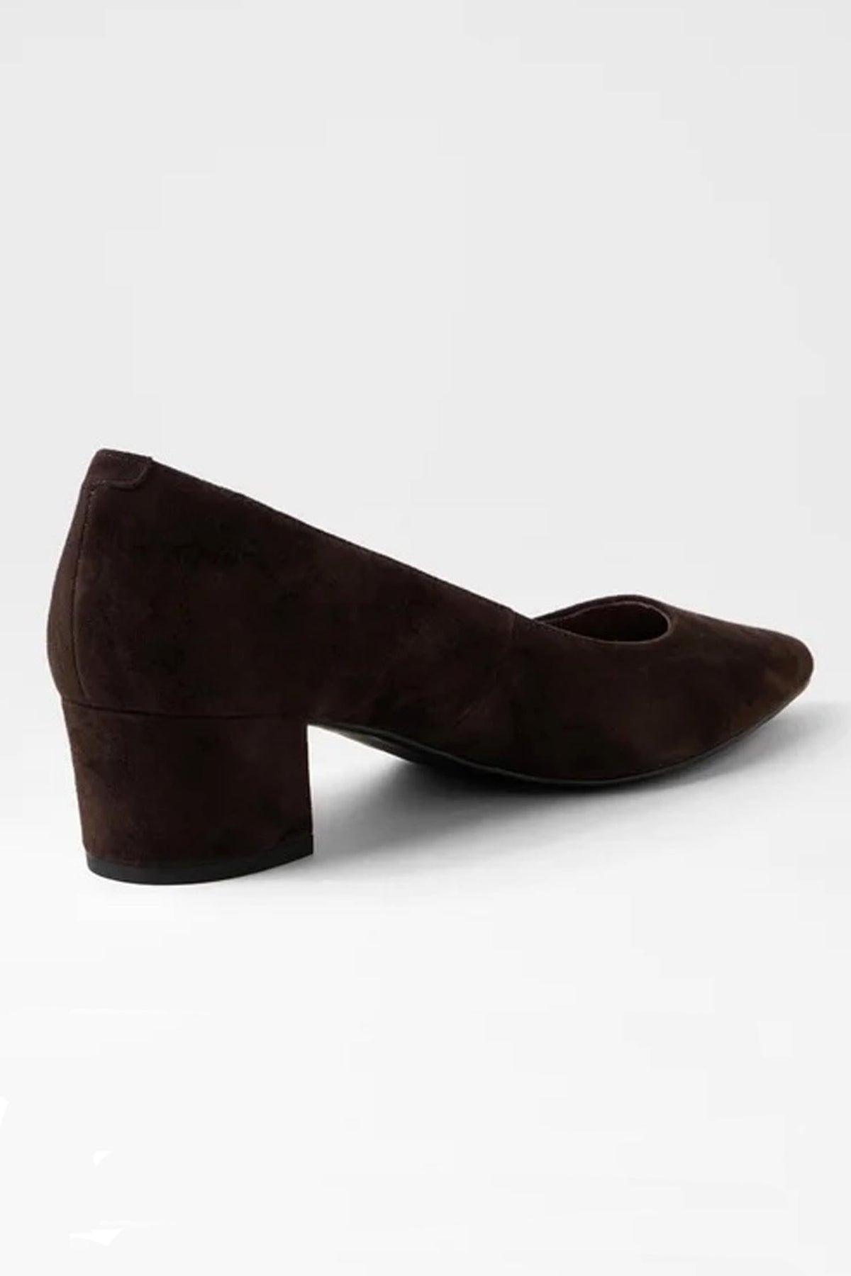 Alger Suede Pump in Chocolate