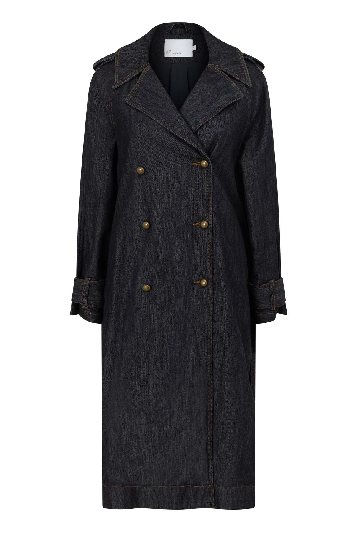 Alpine Coat in Dark Denim