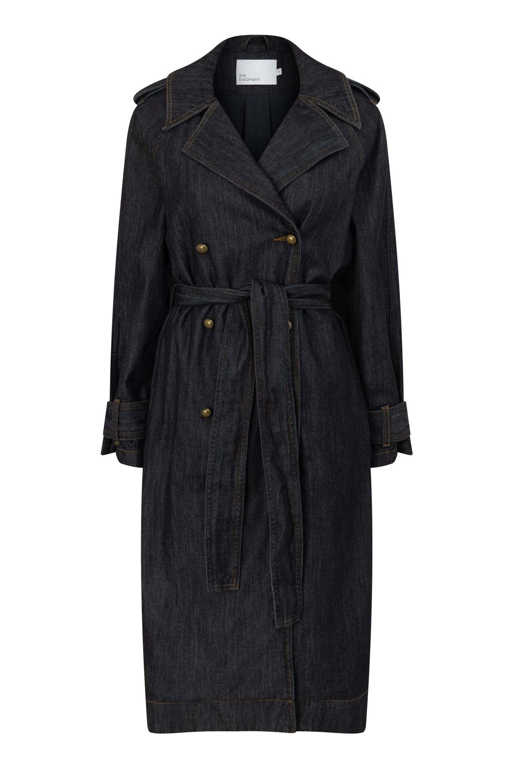 Alpine Coat in Dark Denim