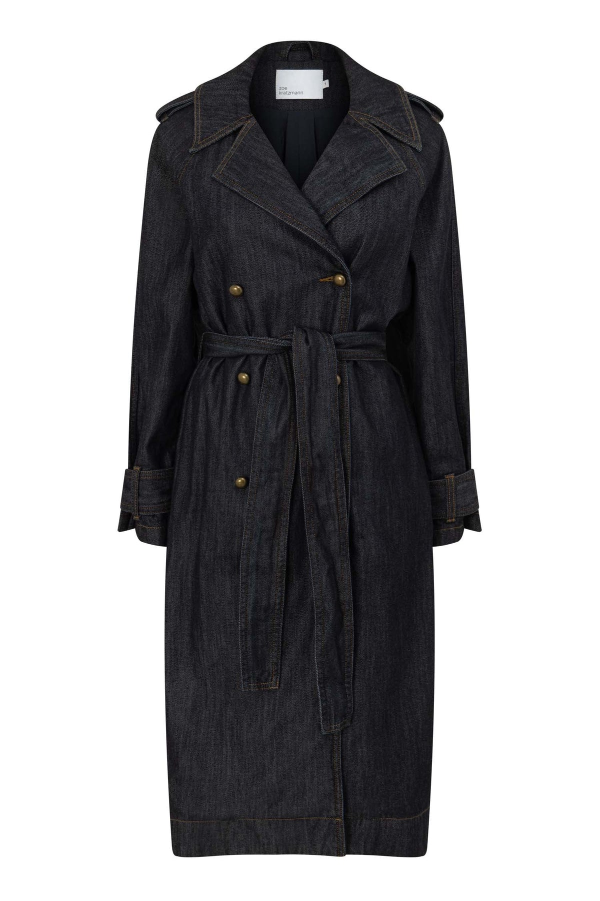 Alpine Coat in Dark Denim