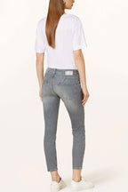 Ana S 7/8 Jeans w Rhinstones in Used Grey