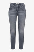 Ana S 7/8 Jeans w Rhinstones in Used Grey