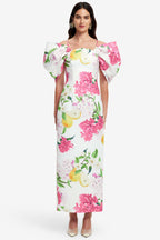 Arabella Maxi Dress in Floral Pear | FINAL SALE