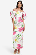 Arabella Maxi Dress in Floral Pear | FINAL SALE