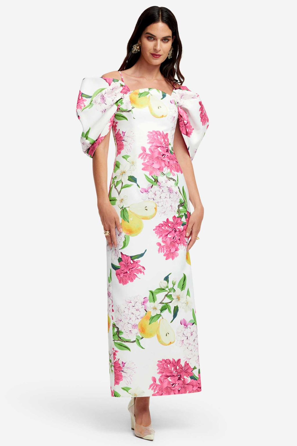 Arabella Maxi Dress in Floral Pear | FINAL SALE
