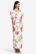 Arabella Maxi Dress in Floral Pear | FINAL SALE