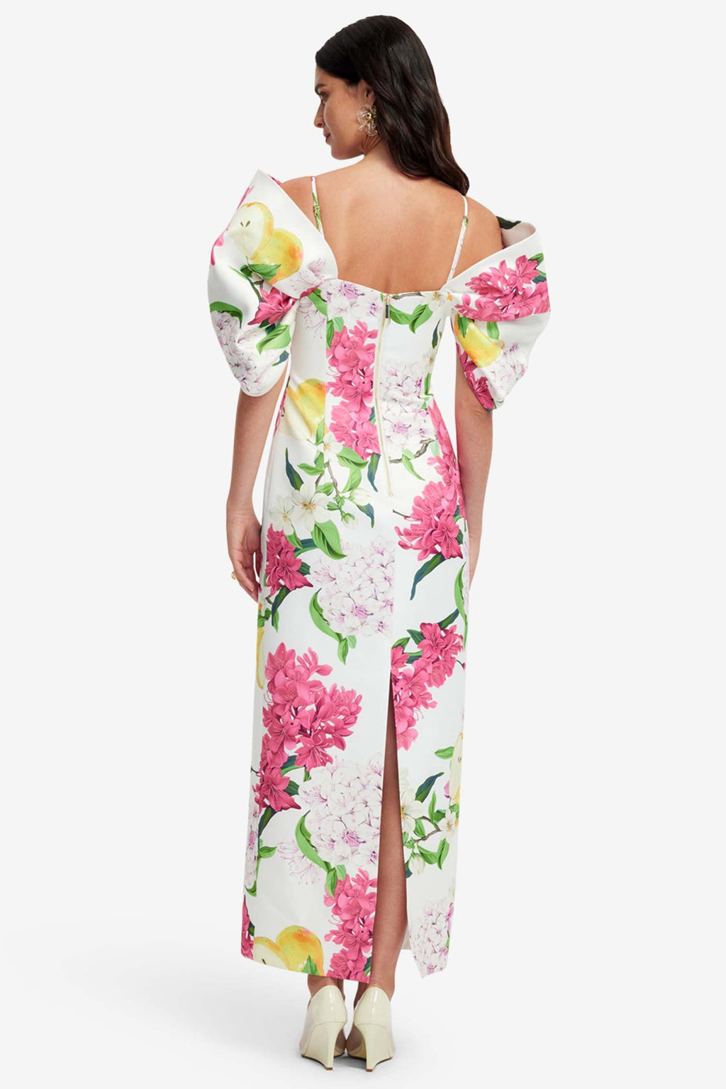 Arabella Maxi Dress in Floral Pear | FINAL SALE