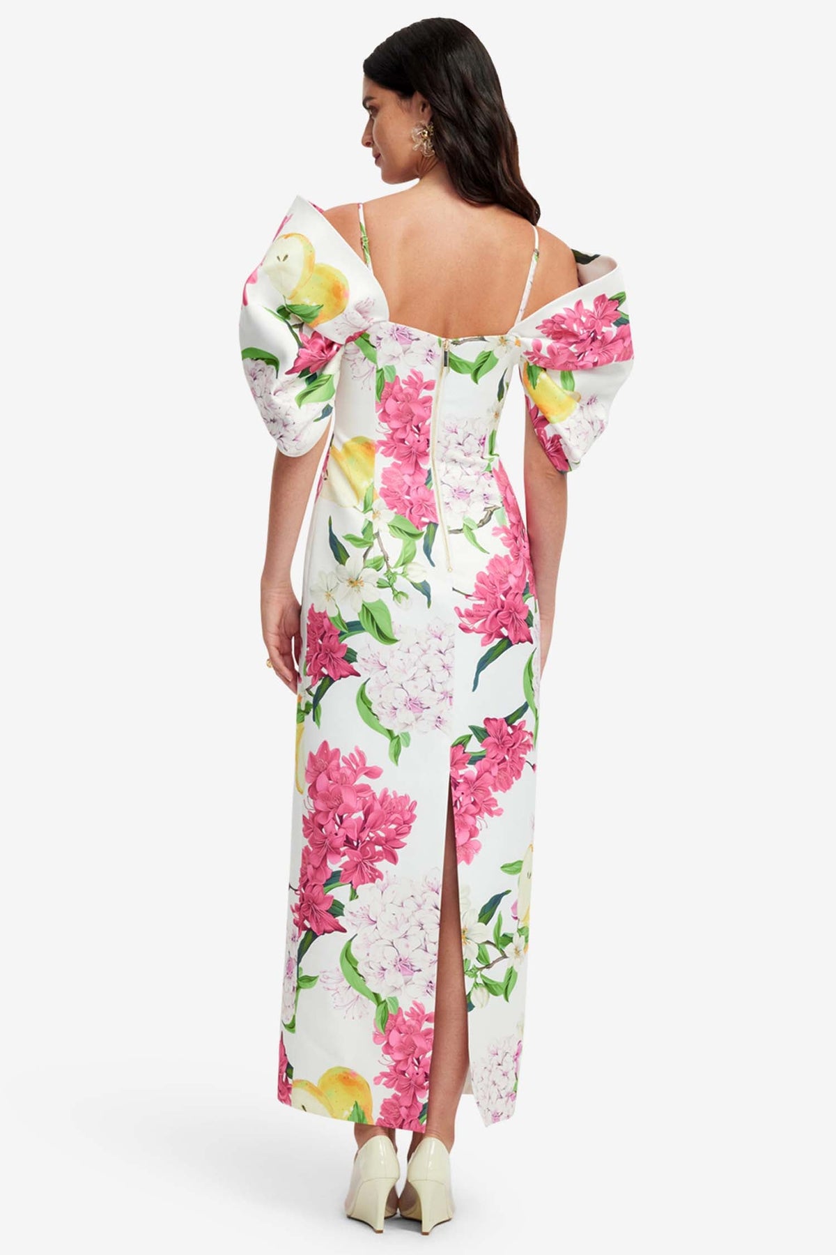 Arabella Maxi Dress in Floral Pear | FINAL SALE
