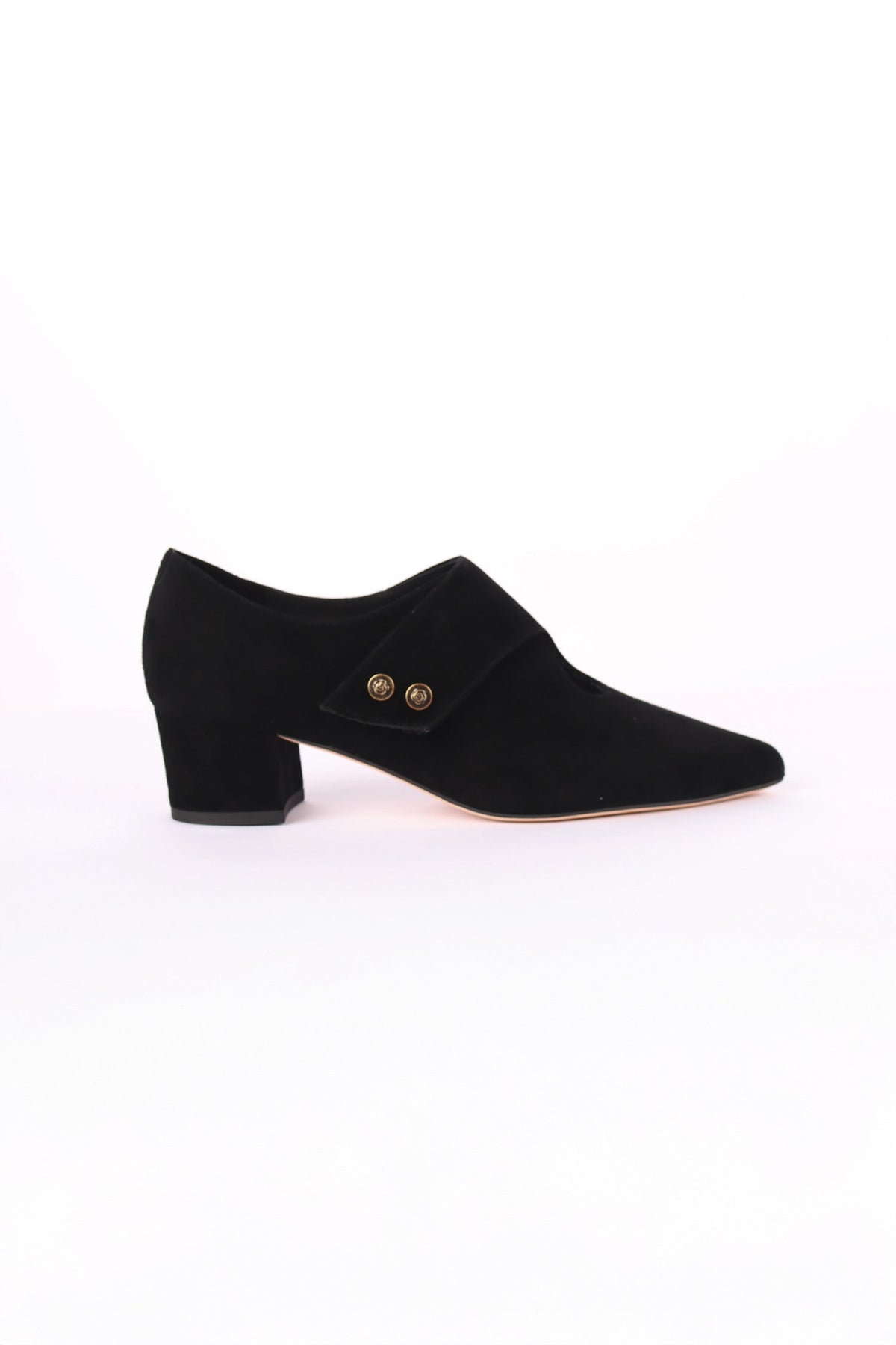 Arrie Suede Heel in Black