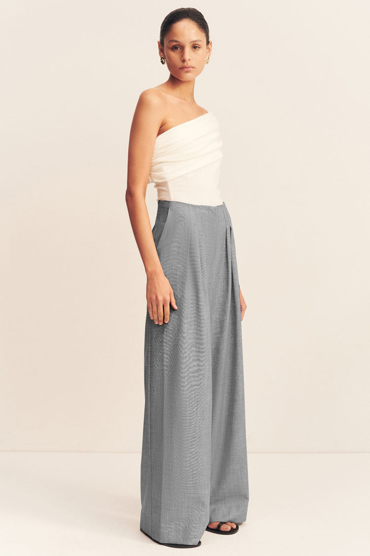 Asher Wide Leg Pant in Smoke Grey | FINAL SALE