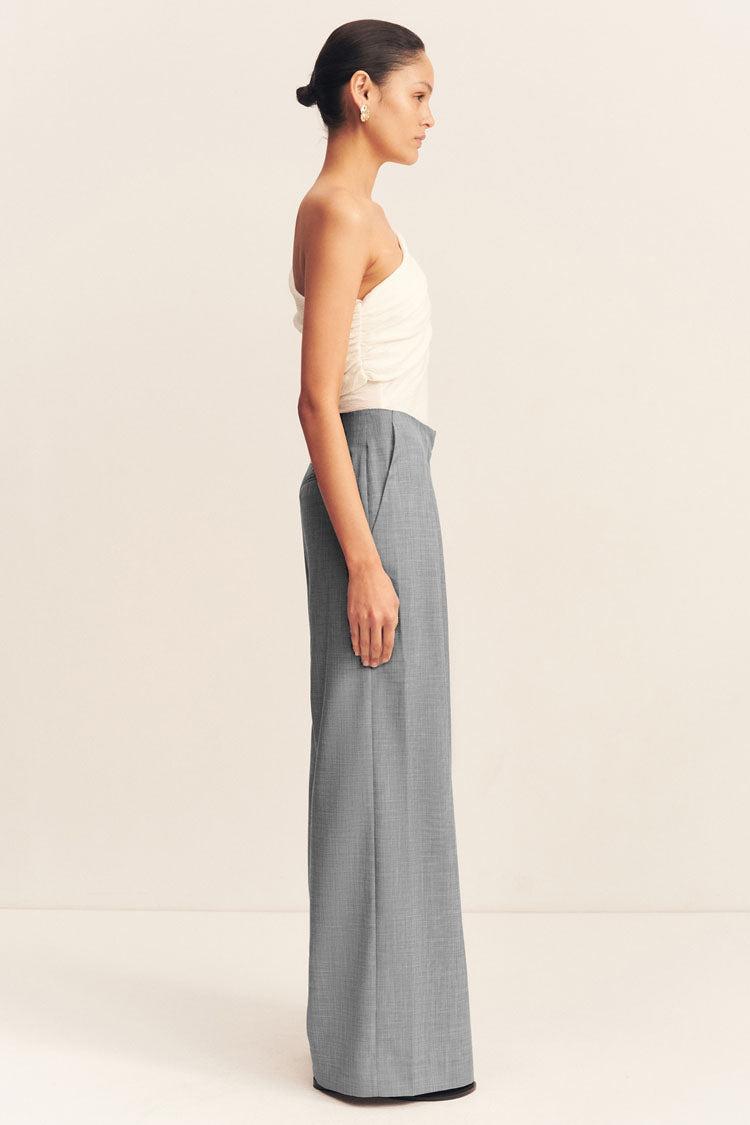 Asher Wide Leg Pant in Smoke Grey | FINAL SALE