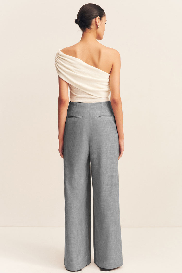 Asher Wide Leg Pant in Smoke Grey | FINAL SALE