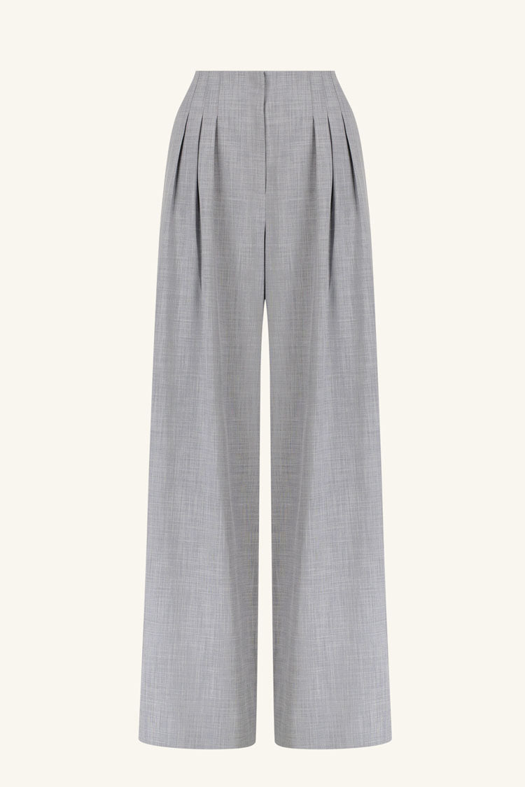 Asher Wide Leg Pant in Smoke Grey | FINAL SALE