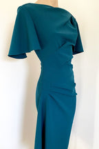 Ask Lula Dress in Dark Teal