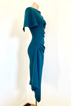 Ask Lula Dress in Dark Teal