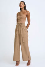 Aster Asymmetric Top in Choco | FINAL SALE