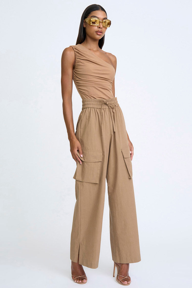 Aster Asymmetric Top in Choco | FINAL SALE