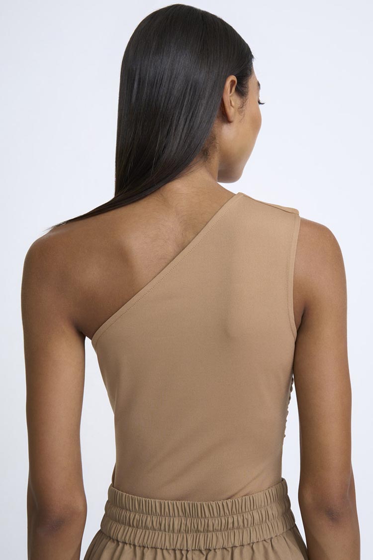 Aster Asymmetric Top in Choco | FINAL SALE