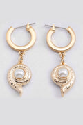Atlantic Hoop Earrings in Gold