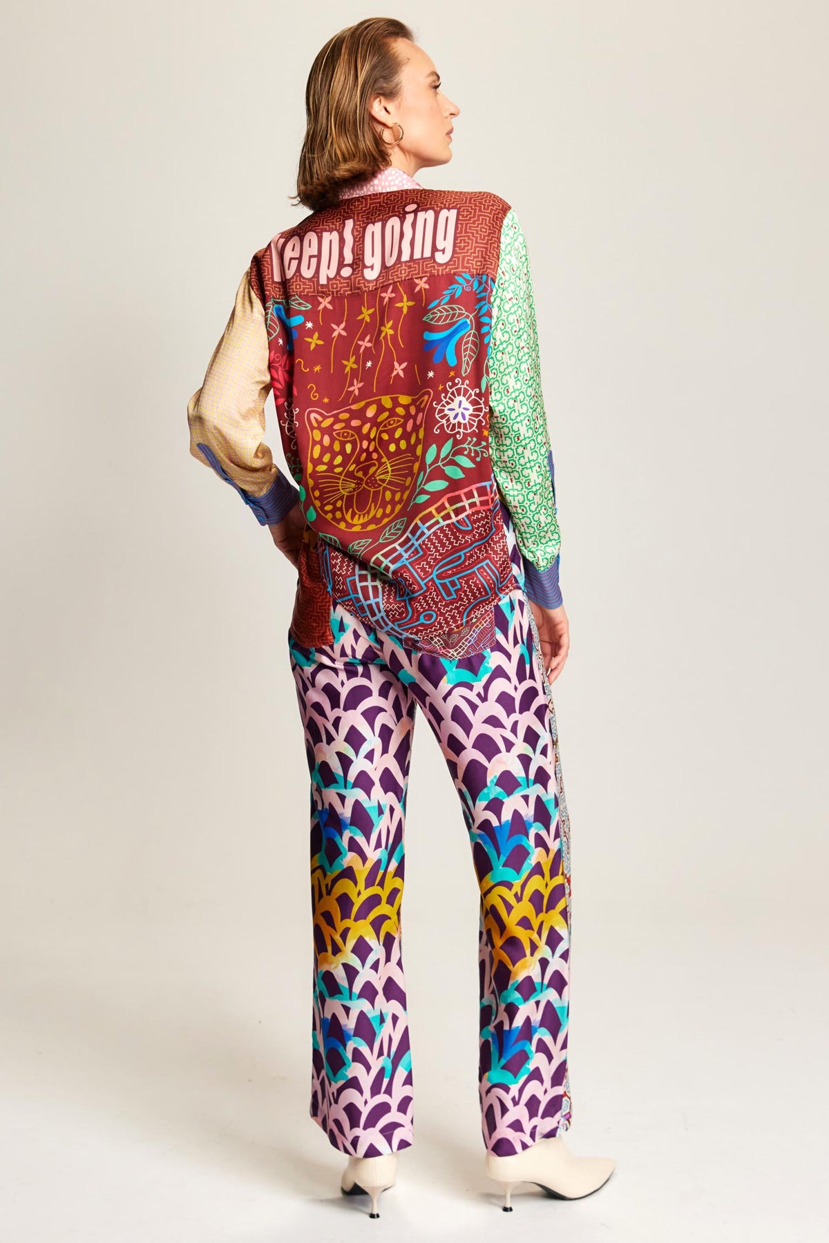 Bailey Straight Leg Track Pant in Shipibo | FINAL SALE