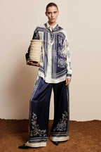 Banderra Scarf Silk Shirt