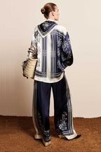Banderra Scarf Silk Shirt