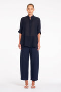 Barrel Leg Pant in Indigo