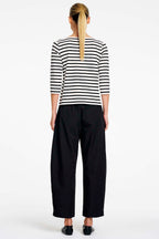 Barrel Leg Pant in Black