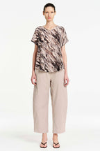 Barrel Leg Pant in Ivory