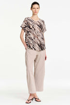 Barrel Leg Pant in Ivory