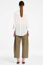 Barrel Leg Pant in Olive