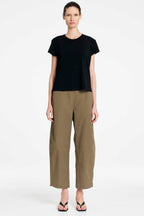 Barrel Leg Pant in Olive